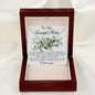 Mom Necklace, Son To My Mother Necklace On Wedding Day Gift For Mom, Mother Of The Groom Gift From Groom