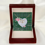 Gift To My Beautiful Girlfriend Valentine Necklace For Soulmate Anniversary Clan Ross Hunting Ancient Tartan Everlasting Love Necklace,valentine necklace, necklace girlfriend, necklace for wife, cute necklaces for girlfriend, jewelry for girlfriend, to my soulmate necklace, to my future wife necklace,