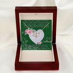 Gift To My Beautiful Girlfriend Valentine Necklace For Soulmate Anniversary Clan Innes Hunting Tartan Everlasting Love Necklace