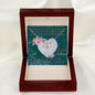 Gift To My Beautiful Girlfriend Valentine Necklace For Soulmate Anniversary Clan Lyon Tartan Everlasting Love Necklace,valentine necklace, necklace girlfriend, necklace for wife, cute necklaces for girlfriend, jewelry for girlfriend, to my soulmate necklace, to my future wife necklace,