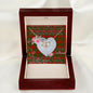 Gift To My Beautiful Girlfriend Valentine Necklace For Soulmate Anniversary Clan Livingstone Tartan Everlasting Love Necklace,valentine necklace, necklace girlfriend, necklace for wife, cute necklaces for girlfriend, jewelry for girlfriend, to my soulmate necklace, to my future wife necklace,
