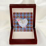 Gift To My Beautiful Girlfriend Valentine Necklace For Soulmate Anniversary Clan Congilton Tartan Everlasting Love Necklace,valentine necklace, necklace girlfriend, necklace for wife, cute necklaces for girlfriend, jewelry for girlfriend, to my soulmate necklace, to my future wife necklace,