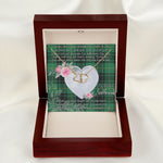 Gift To My Beautiful Girlfriend Valentine Necklace For Soulmate Anniversary Clan MacArthur Ancient Tartan Everlasting Love Necklace,valentine necklace, necklace girlfriend, necklace for wife, cute necklaces for girlfriend, jewelry for girlfriend, to my soulmate necklace, to my future wife necklace,