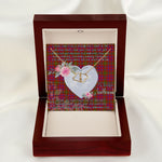 Gift To My Beautiful Girlfriend Valentine Necklace For Soulmate Anniversary Clan Lumsden Modern Tartan Everlasting Love Necklace,valentine necklace, necklace girlfriend, necklace for wife, cute necklaces for girlfriend, jewelry for girlfriend, to my soulmate necklace, to my future wife necklace,