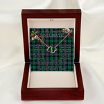 To My Beautiful Soulmate Necklace In Your Eyes I Have Found My Home Clan Urquhart Modern Tartan Everlasting Love Necklace