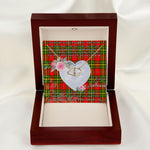 Gift To My Beautiful Girlfriend Valentine Necklace For Soulmate Anniversary Clan Leask Tartan Everlasting Love Necklace
