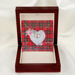 Gift To My Beautiful Girlfriend Valentine Necklace For Soulmate Anniversary Clan MacGillivray Tartan Everlasting Love Necklace,valentine necklace, necklace girlfriend, necklace for wife, cute necklaces for girlfriend, jewelry for girlfriend, to my soulmate necklace, to my future wife necklace,