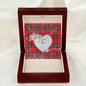 Gift To My Beautiful Girlfriend Valentine Necklace For Soulmate Anniversary Clan MacGillivray Tartan Everlasting Love Necklace,valentine necklace, necklace girlfriend, necklace for wife, cute necklaces for girlfriend, jewelry for girlfriend, to my soulmate necklace, to my future wife necklace,