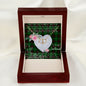 Scotstee Shop - To My Beautiful Girlfriend Valentine Necklace Clan Beveridge Tartan Gift for Girlfriend Everlasting Love Necklace