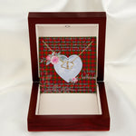 Gift To My Beautiful Girlfriend Valentine Necklace For Soulmate Anniversary Clan Lumsden of Kintore Tartan Everlasting Love Necklace,valentine necklace, necklace girlfriend, necklace for wife, cute necklaces for girlfriend, jewelry for girlfriend, to my soulmate necklace, to my future wife necklace,