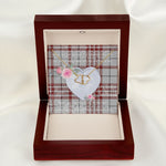 Gift To My Beautiful Girlfriend Valentine Necklace For Soulmate Anniversary Clan Clayton Tartan Everlasting Love Necklace,valentine necklace, necklace girlfriend, necklace for wife, cute necklaces for girlfriend, jewelry for girlfriend, to my soulmate necklace, to my future wife necklace,