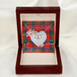 Gift To My Beautiful Girlfriend Valentine Necklace For Soulmate Anniversary Clan Nicolson Tartan Everlasting Love Necklace,valentine necklace, necklace girlfriend, necklace for wife, cute necklaces for girlfriend, jewelry for girlfriend, to my soulmate necklace, to my future wife necklace,