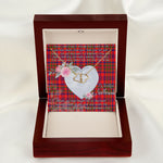 Gift To My Beautiful Girlfriend Valentine Necklace For Soulmate Anniversary Clan Murray of Tulloch Tartan Everlasting Love Necklace,valentine necklace, necklace girlfriend, necklace for wife, cute necklaces for girlfriend, jewelry for girlfriend, to my soulmate necklace, to my future wife necklace,