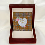 Gift To My Beautiful Girlfriend Valentine Necklace For Soulmate Anniversary Clan Jardine Tartan Everlasting Love Necklace