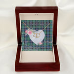 Gift To My Beautiful Girlfriend Valentine Necklace For Soulmate Anniversary Clan MacTaggart Tartan Everlasting Love Necklace,valentine necklace, necklace girlfriend, necklace for wife, cute necklaces for girlfriend, jewelry for girlfriend, to my soulmate necklace, to my future wife necklace,