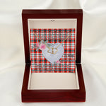 Gift To My Beautiful Girlfriend Valentine Necklace For Soulmate Anniversary Clan Renton Tartan Everlasting Love Necklace,valentine necklace, necklace girlfriend, necklace for wife, cute necklaces for girlfriend, jewelry for girlfriend, to my soulmate necklace, to my future wife necklace,