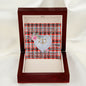 Gift To My Beautiful Girlfriend Valentine Necklace For Soulmate Anniversary Clan Renton Tartan Everlasting Love Necklace,valentine necklace, necklace girlfriend, necklace for wife, cute necklaces for girlfriend, jewelry for girlfriend, to my soulmate necklace, to my future wife necklace,