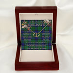 To My Beautiful Soulmate Necklace In Your Eyes I Have Found My Home Clan MacCallum Tartan Forever Love Necklace Tartan Gift for Girlfriend Everlasting Love Necklace