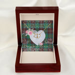 Gift To My Beautiful Girlfriend Valentine Necklace For Soulmate Anniversary Clan Chisholm Hunting Ancient Tartan Everlasting Love Necklace,valentine necklace, necklace girlfriend, necklace for wife, cute necklaces for girlfriend, jewelry for girlfriend, to my soulmate necklace, to my future wife necklace,
