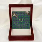 To My Beautiful Soulmate Necklace In Your Eyes I Have Found My Home Clan Graham of Menteith Tartan Forever Love Necklace Tartan Gift for Girlfriend Everlasting Love Necklace