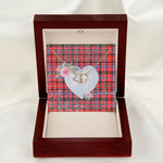 Gift To My Beautiful Girlfriend Valentine Necklace For Soulmate Anniversary Clan Meikle Tartan Everlasting Love Necklace,valentine necklace, necklace girlfriend, necklace for wife, cute necklaces for girlfriend, jewelry for girlfriend, to my soulmate necklace, to my future wife necklace,