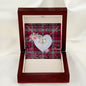 Gift To My Beautiful Girlfriend Valentine Necklace For Soulmate Anniversary Clan Little Tartan Everlasting Love Necklace,valentine necklace, necklace girlfriend, necklace for wife, cute necklaces for girlfriend, jewelry for girlfriend, to my soulmate necklace, to my future wife necklace,