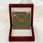 To My Beautiful Soulmate Necklace In Your Eyes I Have Found My Home Clan Middleton Tartan Forever Love Necklace Tartan Gift for Girlfriend Everlasting Love Necklace