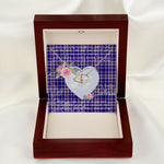 Scotstee Shop - To My Beautiful Girlfriend Valentine Necklace Clan Allardice Tartan Gift for Girlfriend Everlasting Love Necklace