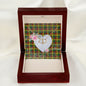 Gift To My Beautiful Girlfriend Valentine Necklace For Soulmate Anniversary Clan MacMillan Tartan Everlasting Love Necklace,valentine necklace, necklace girlfriend, necklace for wife, cute necklaces for girlfriend, jewelry for girlfriend, to my soulmate necklace, to my future wife necklace,