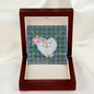 Gift To My Beautiful Girlfriend Valentine Necklace For Soulmate Anniversary Clan Morrison Ancient Tartan Everlasting Love Necklace,valentine necklace, necklace girlfriend, necklace for wife, cute necklaces for girlfriend, jewelry for girlfriend, to my soulmate necklace, to my future wife necklace,