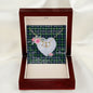 Scotstee Shop - To My Beautiful Girlfriend Valentine Necklace Clan Bannatyne Tartan Gift for Girlfriend Everlasting Love Necklace