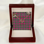 To My Beautiful Soulmate Necklace In Your Eyes I Have Found My Home Clan Crawford Modern Tartan Everlasting Love Necklace