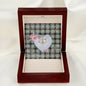 Scotstee Shop - To My Beautiful Girlfriend Valentine Necklace Clan Bell Tartan Gift for Girlfriend Everlasting Love Necklace