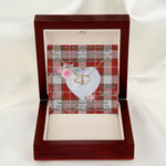 Gift To My Beautiful Girlfriend Valentine Necklace For Soulmate Anniversary Clan MacFie Tartan Everlasting Love Necklace,valentine necklace, necklace girlfriend, necklace for wife, cute necklaces for girlfriend, jewelry for girlfriend, to my soulmate necklace, to my future wife necklace,