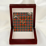 To My Beautiful Soulmate Necklace In Your Eyes I Have Found My Home Clan Douglas of Roxburgh Tartan Forever Love Necklace Tartan Gift for Girlfriend Everlasting Love Necklace