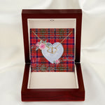 Gift To My Beautiful Girlfriend Valentine Necklace For Soulmate Anniversary Clan Lumsden Tartan Everlasting Love Necklace,valentine necklace, necklace girlfriend, necklace for wife, cute necklaces for girlfriend, jewelry for girlfriend, to my soulmate necklace, to my future wife necklace,