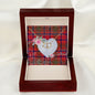 Gift To My Beautiful Girlfriend Valentine Necklace For Soulmate Anniversary Clan Lumsden Tartan Everlasting Love Necklace,valentine necklace, necklace girlfriend, necklace for wife, cute necklaces for girlfriend, jewelry for girlfriend, to my soulmate necklace, to my future wife necklace,