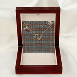 To My Beautiful Soulmate Necklace In Your Eyes I Have Found My Home Clan Murray Of Atholl Weathered Tartan Forever Love Necklace Tartan Gift for Girlfriend Everlasting Love Necklace