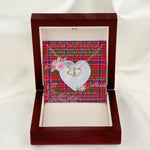 Gift To My Beautiful Girlfriend Valentine Necklace For Soulmate Anniversary Clan MacRae Tartan Everlasting Love Necklace,valentine necklace, necklace girlfriend, necklace for wife, cute necklaces for girlfriend, jewelry for girlfriend, to my soulmate necklace, to my future wife necklace,