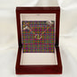 To My Beautiful Soulmate Necklace In Your Eyes I Have Found My Home Clan Gow Tartan Forever Love Necklace Tartan Gift for Girlfriend Everlasting Love Necklace