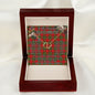 To My Beautiful Soulmate Necklace In Your Eyes I Have Found My Home Clan Dunbar Tartan Forever Love Necklace Tartan Gift for Girlfriend Everlasting Love Necklace