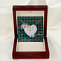 Gift To My Beautiful Girlfriend Valentine Necklace For Soulmate Anniversary Clan Urquhart Modern Tartan Everlasting Love Necklace,valentine necklace, necklace girlfriend, necklace for wife, cute necklaces for girlfriend, jewelry for girlfriend, to my soulmate necklace, to my future wife necklace,