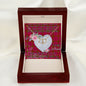 Gift To My Beautiful Girlfriend Valentine Necklace For Soulmate Anniversary Clan Lumsden of Clova Tartan Everlasting Love Necklace,valentine necklace, necklace girlfriend, necklace for wife, cute necklaces for girlfriend, jewelry for girlfriend, to my soulmate necklace, to my future wife necklace,