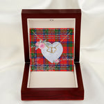 Gift To My Beautiful Girlfriend Valentine Necklace For Soulmate Anniversary Clan MacNicol Tartan Everlasting Love Necklace,valentine necklace, necklace girlfriend, necklace for wife, cute necklaces for girlfriend, jewelry for girlfriend, to my soulmate necklace, to my future wife necklace,