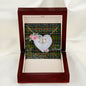 Gift To My Beautiful Girlfriend Valentine Necklace For Soulmate Anniversary Clan Walkinshaw Tartan Everlasting Love Necklace,valentine necklace, necklace girlfriend, necklace for wife, cute necklaces for girlfriend, jewelry for girlfriend, to my soulmate necklace, to my future wife necklace,