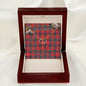 To My Beautiful Soulmate Necklace In Your Eyes I Have Found My Home Clan Robertson Tartan Forever Love Necklace Tartan Gift for Girlfriend Everlasting Love Necklace