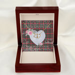 Gift To My Beautiful Girlfriend Valentine Necklace For Soulmate Anniversary Clan Cumming Hunting Modern Tartan Everlasting Love Necklace,valentine necklace, necklace girlfriend, necklace for wife, cute necklaces for girlfriend, jewelry for girlfriend, to my soulmate necklace, to my future wife necklace,