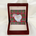 Gift To My Beautiful Girlfriend Valentine Necklace For Soulmate Anniversary Clan MacKintosh Modern Tartan Everlasting Love Necklace,valentine necklace, necklace girlfriend, necklace for wife, cute necklaces for girlfriend, jewelry for girlfriend, to my soulmate necklace, to my future wife necklace,