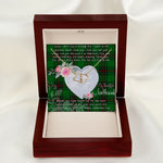 Scotstee Shop - To My Beautiful Girlfriend Valentine Necklace Clan Kirkcaldy Tartan Gift for Girlfriend Everlasting Love Necklace