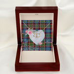 Gift To My Beautiful Girlfriend Valentine Necklace For Soulmate Anniversary Clan Stirling Tartan Everlasting Love Necklace,valentine necklace, necklace girlfriend, necklace for wife, cute necklaces for girlfriend, jewelry for girlfriend, to my soulmate necklace, to my future wife necklace,
